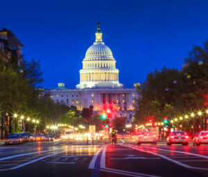 US Trade Law, Capitol at night